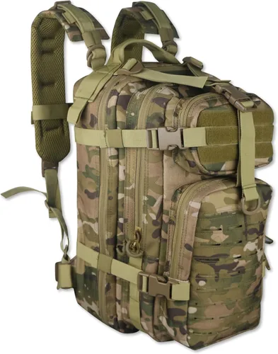 Miniatura 3 de Lightning X Stocked EMS/EMT - Mochila médica de primeros auxilios para trauma y sangrado + kit + bolsas (camuflaje)