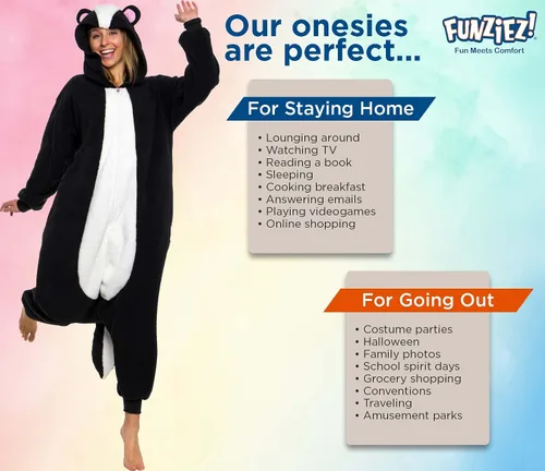 Miniatura 5 de Funziez! Skunk One Piece - Mono de peluche para adulto