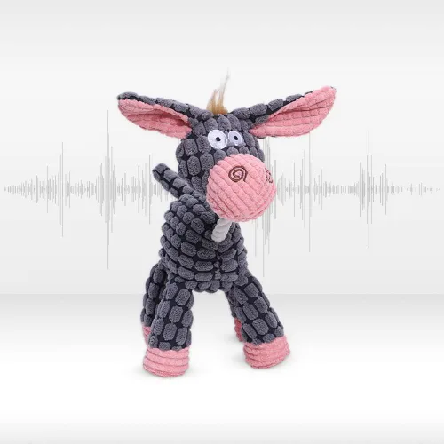 Miniatura 8 de Juguete de felpa chirriante para perro, juguete de felpa chirriante, juguete interactivo para masticar, juguete chirriante para perros pequeños