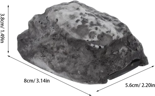 Miniatura 2 de Oculta una llave afuera, se ve y se siente como una piedra real, adorno de jardín de resina falso, soporte seguro oculto para ocultar al aire libre