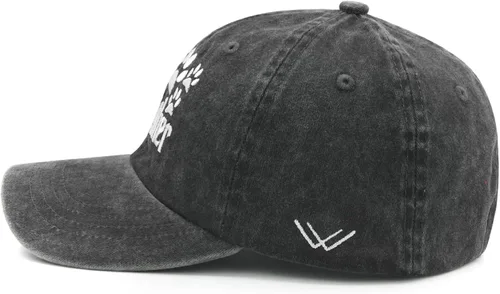 Miniatura 9 de Waldeal Sombrero de padre para perro, regalos para papá de perro, amante de las mascotas, gorra de béisbol ajustable de algodón desgastado