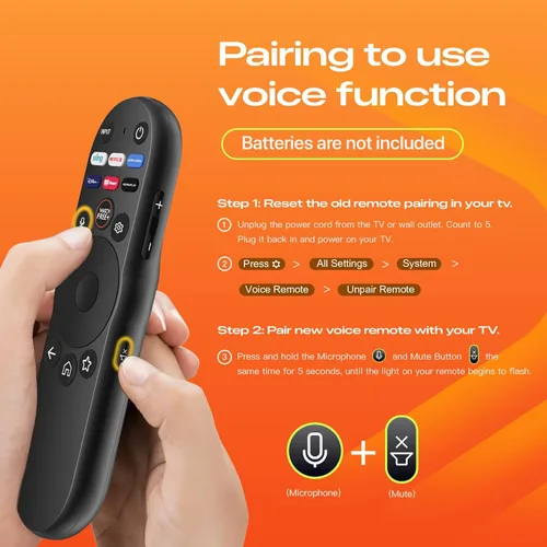 Miniatura 7 de Control remoto por voz para Vizio-Smart-TV-Remote, nuevo reemplazo universal XRT270 V2 XRT136 XRT260 XRT270 Smartcast D/P/M/V-Series FHD 4K Quantum