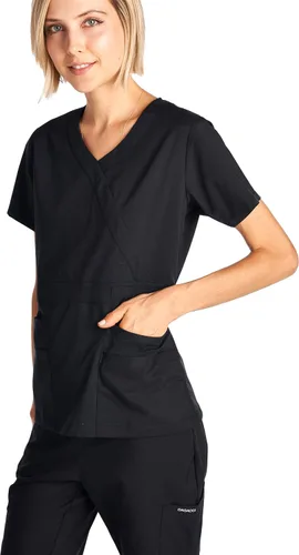 Miniatura 4 de Dagacci Medical Uniform Conjunto de camiseta y pantalones elásticos y suaves para mujer