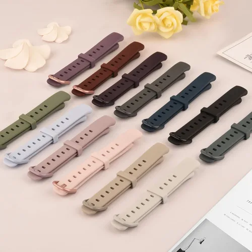 Miniatura 2 de 8 Pack Bands Compatible with Fitbit Luxe Bands for Women Men, Soft Silicone Wristband Replacement Strap for Fitbit Luxe Fitness and Wellness Tracker