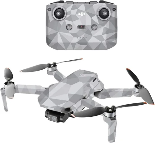 Miniatura 7 de MightySkins - Compatible con DJI Mini 2 Dron portátil - Island Fish Funda protectora de vinilo duradera y única Fácil de aplicar, quitar
