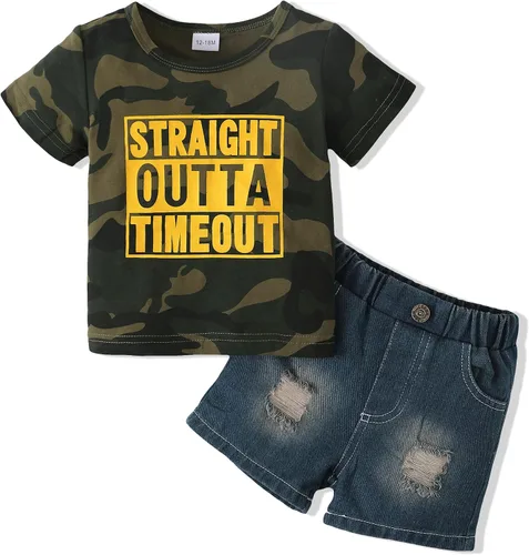 Miniatura 13 de Conjunto de ropa de verano para bebé y niño, camiseta de manga corta de algodón, pantalones cortos de dinosaurios, conjunto de ropa para niño