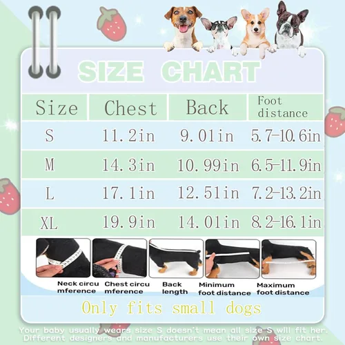 Miniatura 2 de Arnés de elevación para perros pequeños, soporte de cuerpo completo para patas traseras, chaleco de elevación de rehabilitación de mascotas, correas