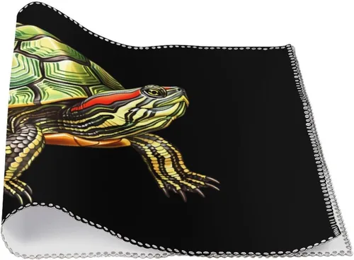 Miniatura 3 de Red Eared Slider Turtle Placemats Set of 6 Resistant Table Mats Washable Place Mats for Dinner Party Table Decoration