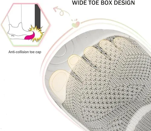 Miniatura 6 de Baby Shoes Sneakers Walking Shoes Slippers for Baby Boy Baby Girl Infant Toddler Wide Toe Box Slip On Non-Slip First Walker Shoe