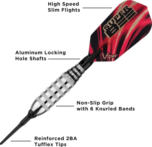 Miniatura 3 de Viper Super Bee puntas suaves para dardos, 0.56 oz