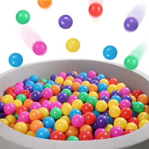 Miniatura 2 de 100 Pack de bolas para tienda de campaña de bolas, bolas de plástico coloridas libres de BPA, bolas de juego para bebés para pozo de bolas, casa