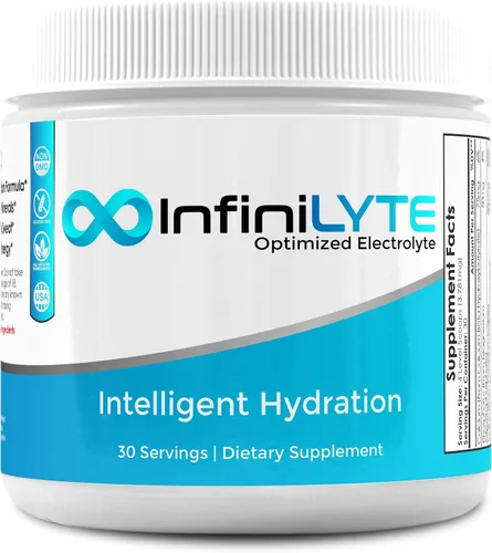 Nootropics Depot InfiniLYTE | Polvo de electrolitos optimizado | Apto para dietas cetogénicas, veganas, sin OMG y sin azúcar, sin sabor, 30 porciones