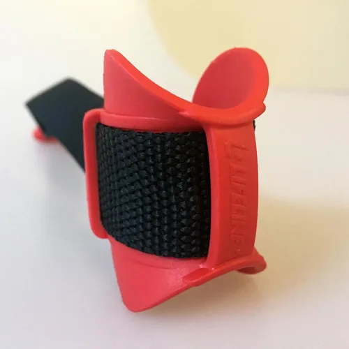 Miniatura 3 de Lifeline Anclaje de puerta resistente, negro/rojo