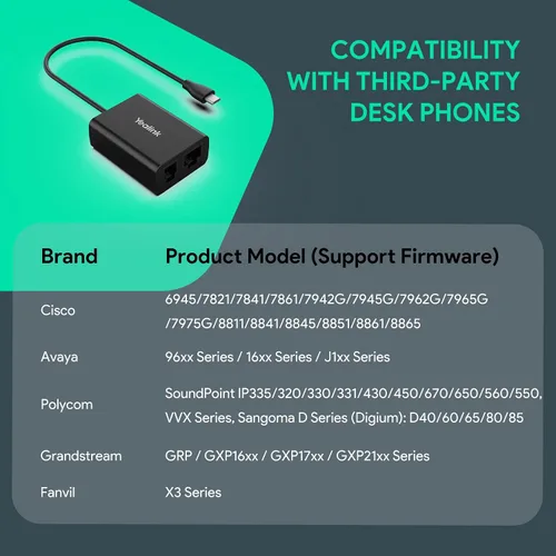 Miniatura 3 de Yealink WH62 Auriculares inalámbricos DECT Teams Zoom UC certificado, trabajo para PC, computadora portátil, Mac, escritorio de oficina, teléfono