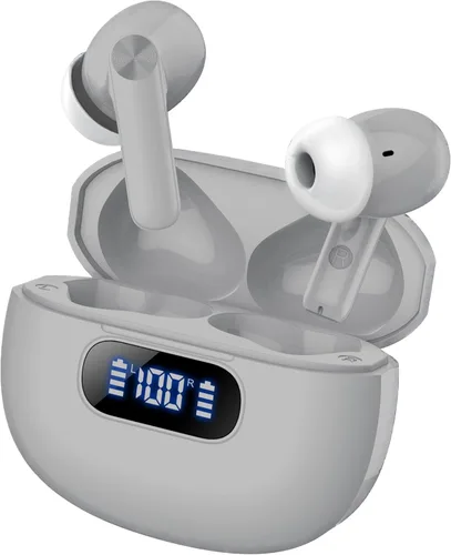 Miniatura 7 de Wekily Auriculares inalámbricos, auriculares Bluetooth 5.3 con pantalla de alimentación LED, auriculares inalámbricos 2025, estéreo de alta
