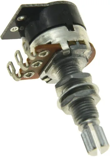 Miniatura 4 de Shadow Kill Pot Potenciómetro de bajo de guitarra con interruptor de empuje para matar el sonido de audio o cono lineal