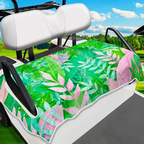 Miniatura 16 de Fundas para Asientos de Carrito de Golf, Manta Única de Toalla para Asiento de Carrito de Golf para Todos los EZGO, Yamaha, Club Cars, Icon y Más