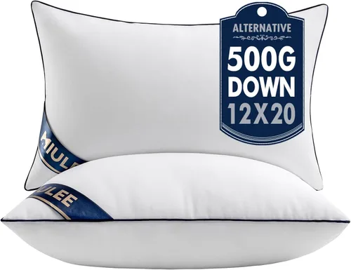 Miniatura 16 de MIULEE - Inserto de almohada de 14 x 36 pulgadas, almohada decorativa lumbar rellena de alternativa a plumón, inserto de relleno de almohada premium