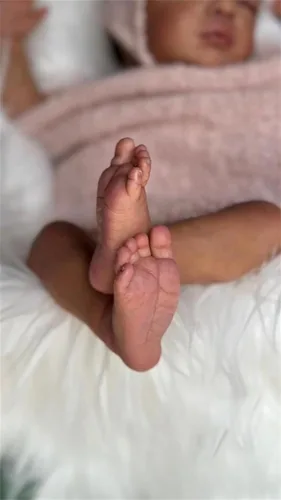 Miniatura 7 de Zero Pam Muñecas negras Reborn de 19 pulgadas, muñeca afroamericana recién nacida de 19 pulgadas, muñecas de bebé realistas, muñeca realista