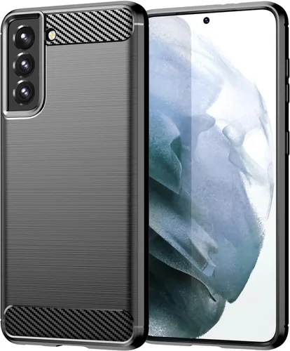 Miniatura 123 de Funda EUAGVQY para Samsung A70 Galaxy A70, Funda de Fibra de Carbono de TPU Blanda Antideslizante Duradera y Ligera, Funda Protectora para Samsung