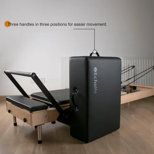 Miniatura 6 de EchoMe Pilates Reformer - Caja para sentarse, accesorio de pilates para ejercicios