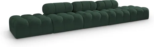 Miniatura 58 de Meridian Furniture 611Cream-S68A Colección Ames Moderno Sofá modular contemporáneo con tela de boucle color crema, modular para crear