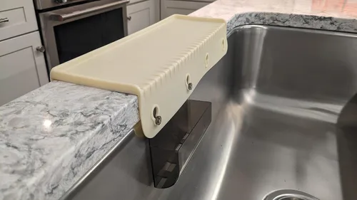 Miniatura 5 de SiliSink - Protector de borde de silicona para fregadero de cocina, se adapta a 3.75 a 4 pulgadas de ancho, el protector de bordes de silicona