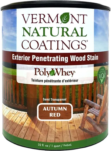 Miniatura 22 de Vermont Natural Coatings PolyWhey - Tinte penetrante exterior - marrón bellota - cuarto de galón marrón (Acorn Brown)