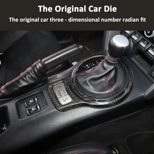 Miniatura 3 de YIWANG Adhesivo decorativo para marco de cambio de marchas interior de automóvil para Subaru BRZ Toyota 86 2013-2020 accesorios