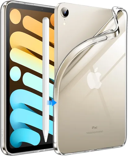Miniatura 10 de JETech - Funda para iPad de 9.7 pulgadas (6ª/5ª generación, 2018/2017), funda delgada transparente de TPU suave y a prueba de golpes (transparente)