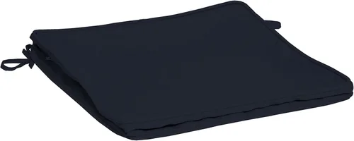 Miniatura 15 de Arden Selections ProFoam Performance Outdoor Seat Cushion 20 x 20, Onyx Black Cabana Stripe (Pack of 4)