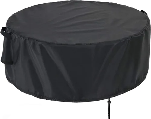 Miniatura 8 de Kingling Fundas impermeables para muebles de patio, fundas redondas para mesa de patio de 42 pulgadas, resistentes al aire libre, para comedor