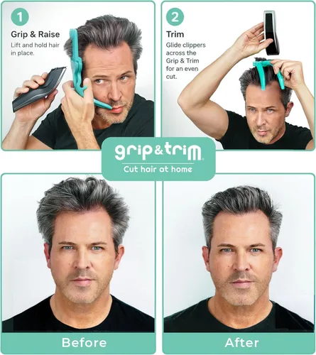 Miniatura 7 de Corta tu propio cabello y el de otros en casa de la manera fácil Herramienta de corte de pelo para todos Úsala con tus cortapelos para cortes