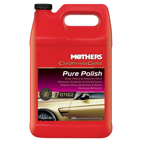 Mothers California Gold Abrillantador puro. (El máximo sistema de encerado, Paso 1)