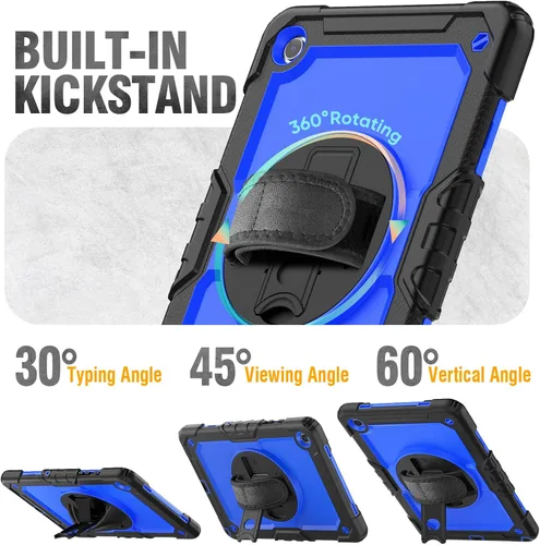 Miniatura 4 de HXCASEAC Funda para Samsung Galaxy Tab A8 de 10.5 pulgadas, protectora con protector de pantalla, correa de mano, soporte para bolígrafo, resistente