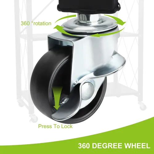 Miniatura 3 de Soporte de metal para plantas, estante plegable de 3 niveles para flores