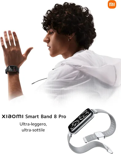 Miniatura 9 de Xiaomi Smart Band 8 Pro Fitness Tracker, pantalla AMOLED de 1.74 pulgadas, batería de hasta 20 días, 5 ATM, seguimiento de SpO2, monitoreo del sueño