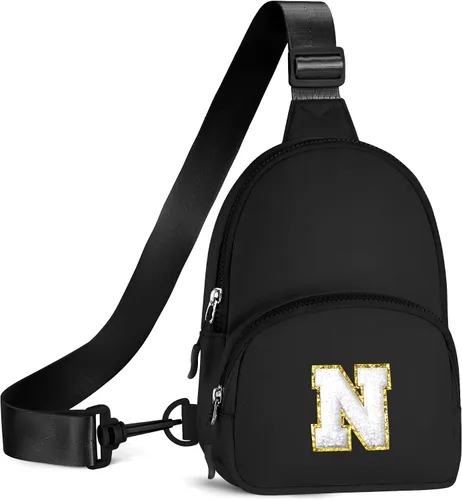 Miniatura 46 de YOOLIFE Bolso bandolera con inicial, bolsas pequeñas para niñas y mujeres, regalos para adolescentes, niñas, adolescentes, novia, dama de honor