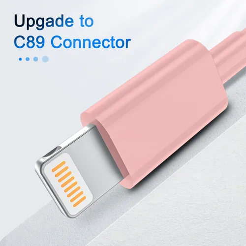 Miniatura 5 de Paquete de 4 cables de carga para iPhone de 6 pies de largo, USB a Lightning, USB 2.4A, cable de carga rápida para iPhone 14/13/12/11 Pro/11/XS