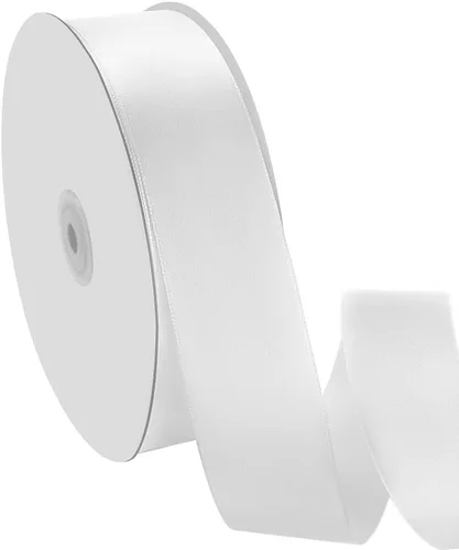 Miniatura 124 de Cinta de satén de 5/8" x 100 yardas - Cinta de seda naranja otoñal con carrete - Ideal para envolver regalos, ramos florales, manualidades