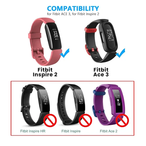 Miniatura 2 de Cargador de pared rápido para Fitbit Inspire 2, Cargador Fit bit Ace 3 para niños, Cable de carga USB de repuesto para Fitbit Inspire 2 HR