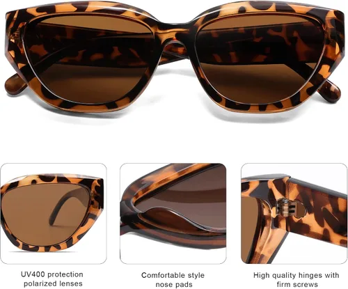Miniatura 48 de SOJOS Gafas de sol polarizadas de ojo de gato lindo de moda para mujer Cateye SJ2237