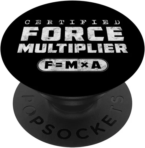 Multiplicador de fuerza certificado Victory Tactics ciencia militar PopSockets estándar PopGrip