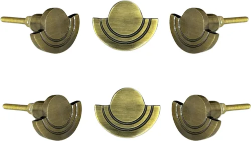 Miniatura 8 de Perilla Home Juego de 4 pomos antiguos – Zorro dormido decorativo – Asas de hierro artístico de diseñador – para tiradores de gabinete