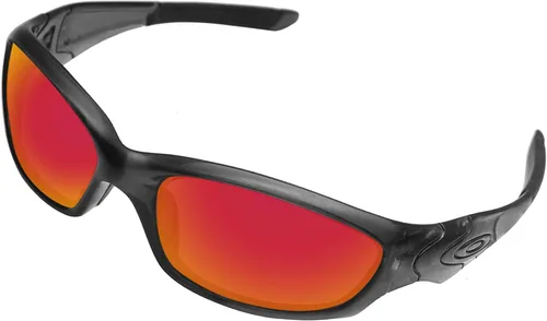 Miniatura 2 de BroLizard - Lente polarizada para gafas de sol Oakley Straight Jacket 2007, rojo