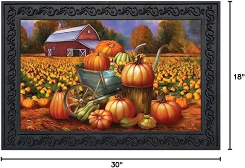 Miniatura 2 de Briarwood Lane Felpudo de otoño de Pumpkin Farm Granja de calabazas