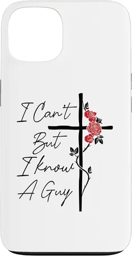 Miniatura 7 de I Can't But I Know A Guy Jesus Cross Flowers Case for iPhone 17
