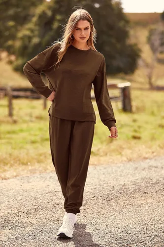 Miniatura 8 de Prettygarden - Conjunto de pijama de dos piezas para mujer, diseño de teñido anudado, sudadera informal de manga larga con pantalones largos, ropa