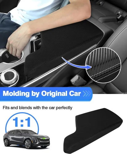 Miniatura 3 de Autorder Funda de consola central para Hyundai Tucson 2016-2019 2020 2021, accesorios de fibra de carbono, funda impermeable antiarañazos