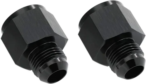 Miniatura 10 de 1/8 NPT hembra a -3 AN AN3 macho Flare Thread Expander adaptador Expander Accesorios de manguera Aluminio Negro